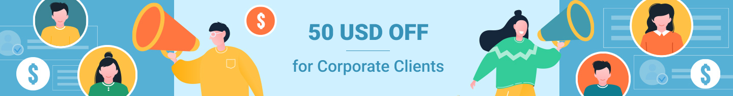 Corporate referral program banner